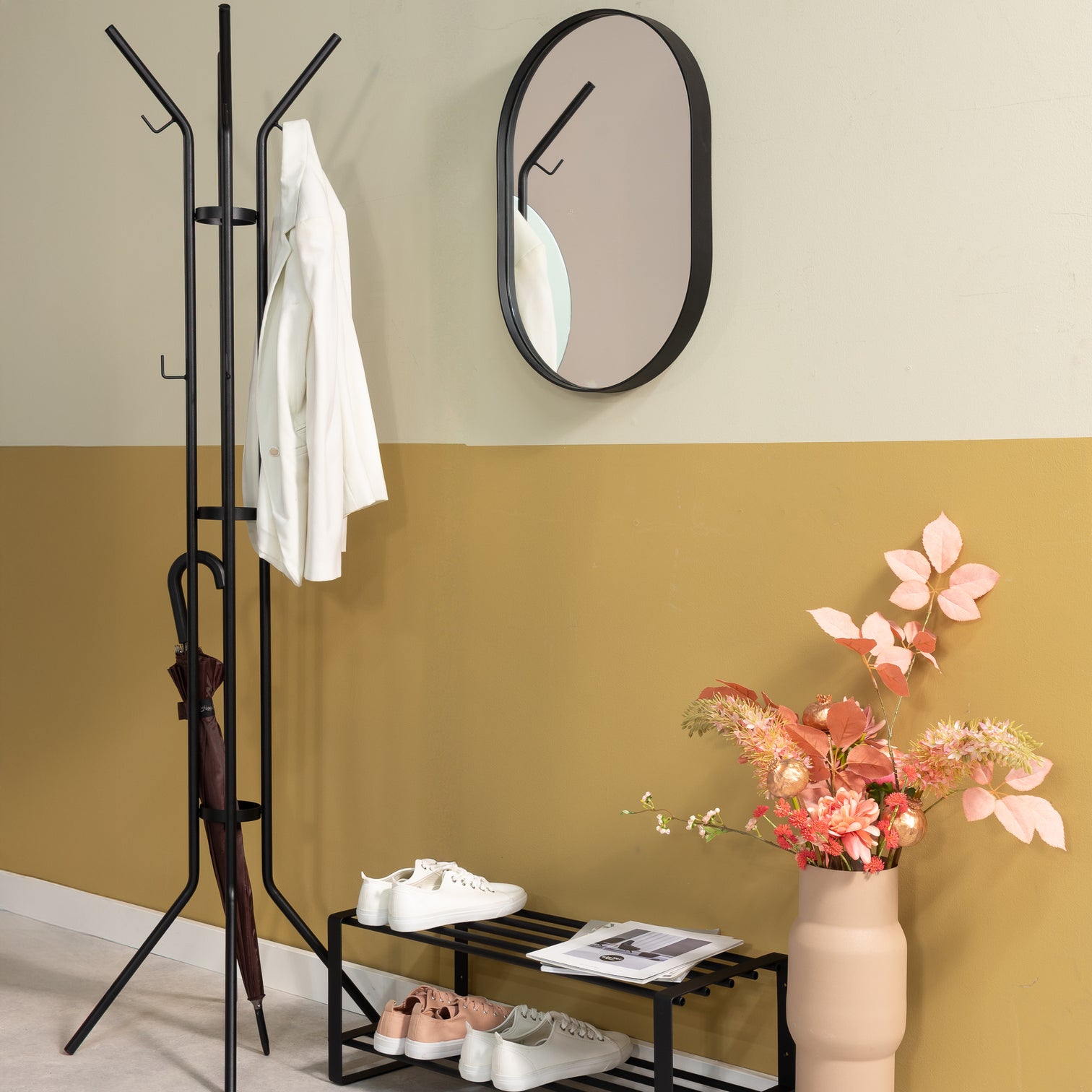 
Portemanteau design « Jessy » - Noir