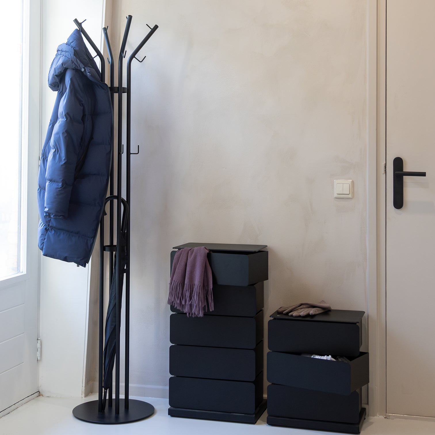
Porte-manteau design « Charly » - Noir
