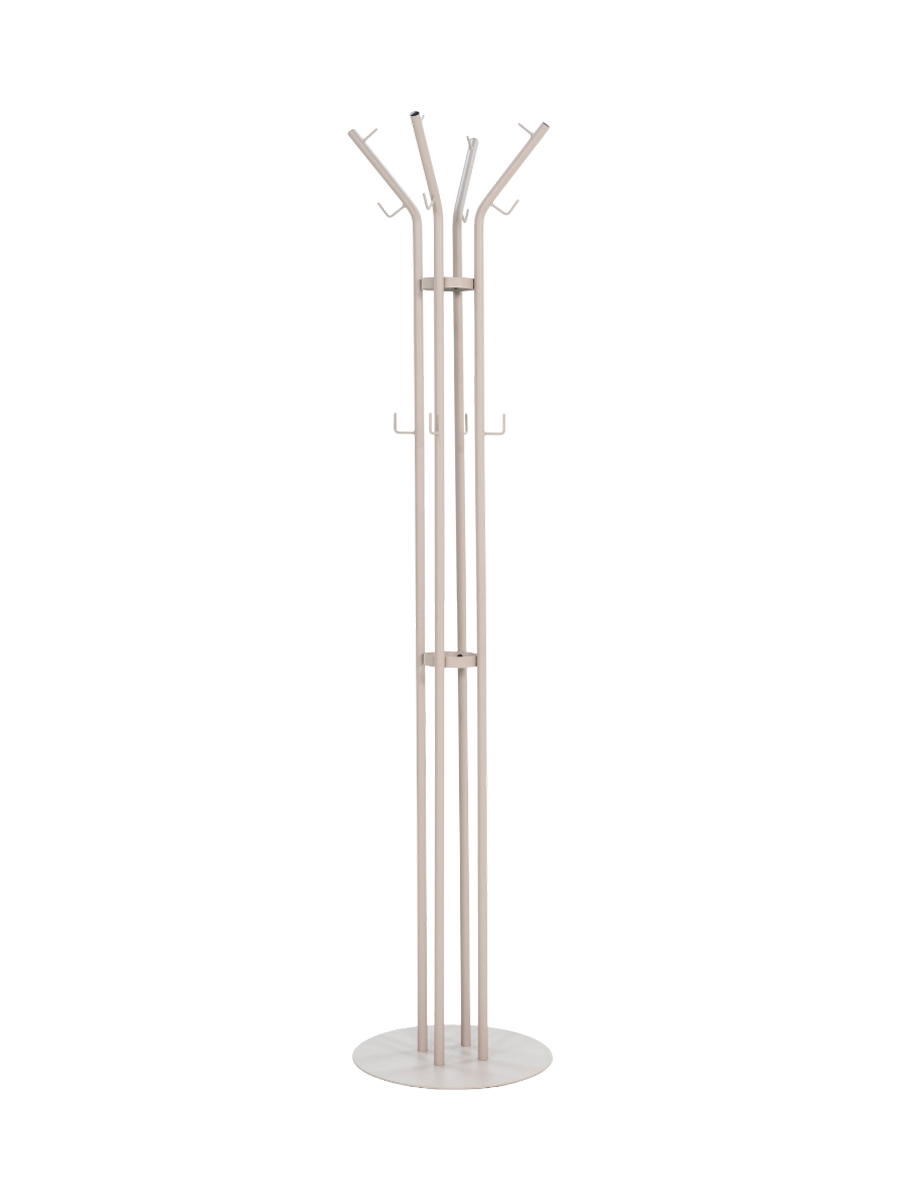 
Porte-manteau design « Charly » - Taupe soyeux