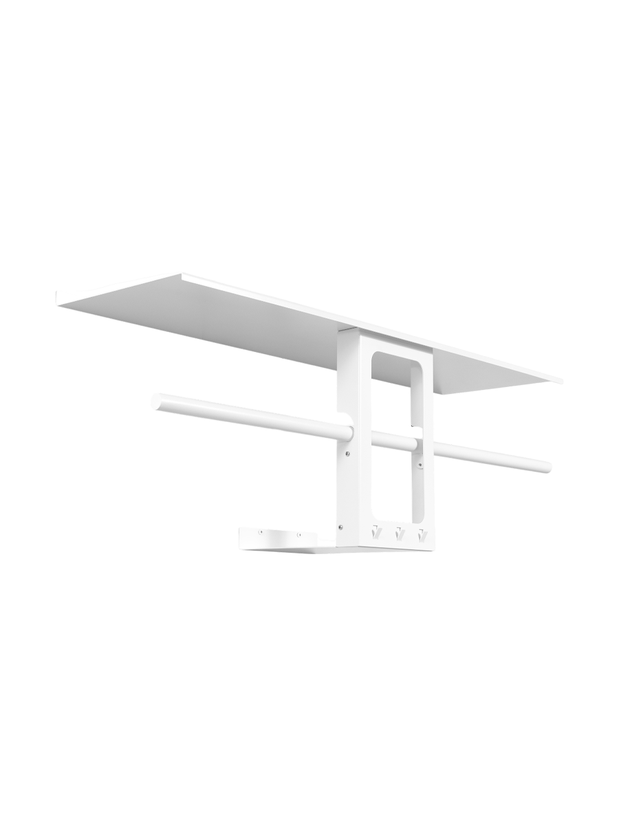 
Designer wall coat rack "Luno Small 100" - White