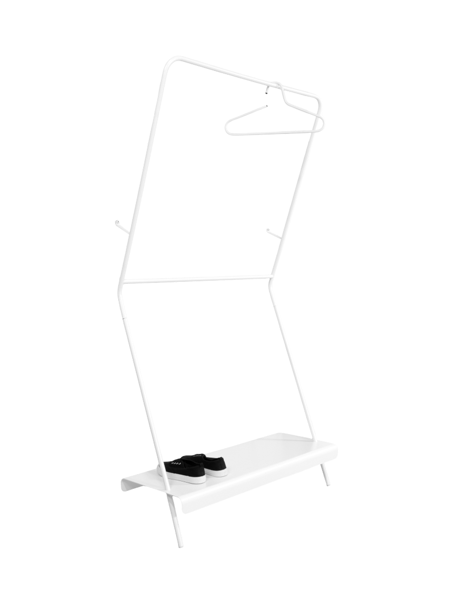 
Portant à vêtements design « Nox » - Blanc
