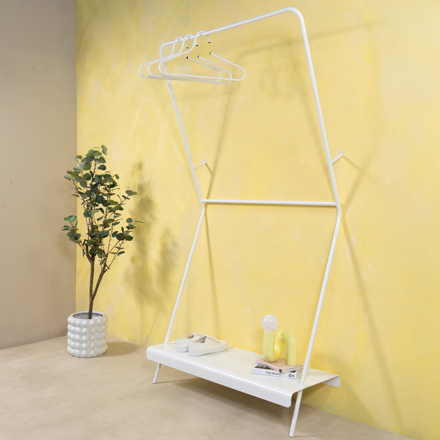 
Portant à vêtements design « Nox » - Blanc