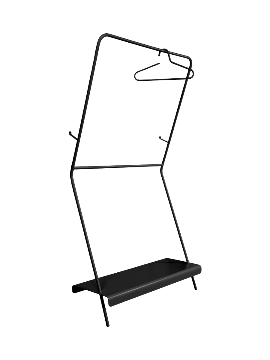 
Portant à vêtements design « Nox » - Noir