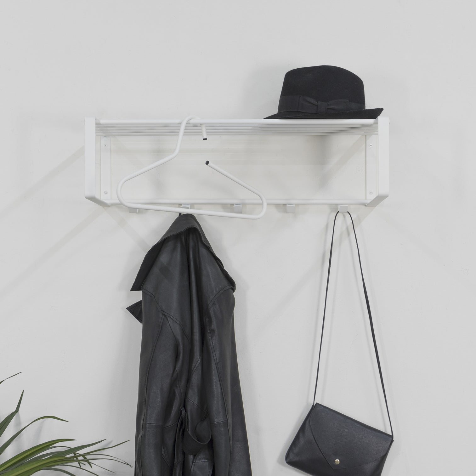 
Porte-manteau mural design « Rex 2 » - Blanc