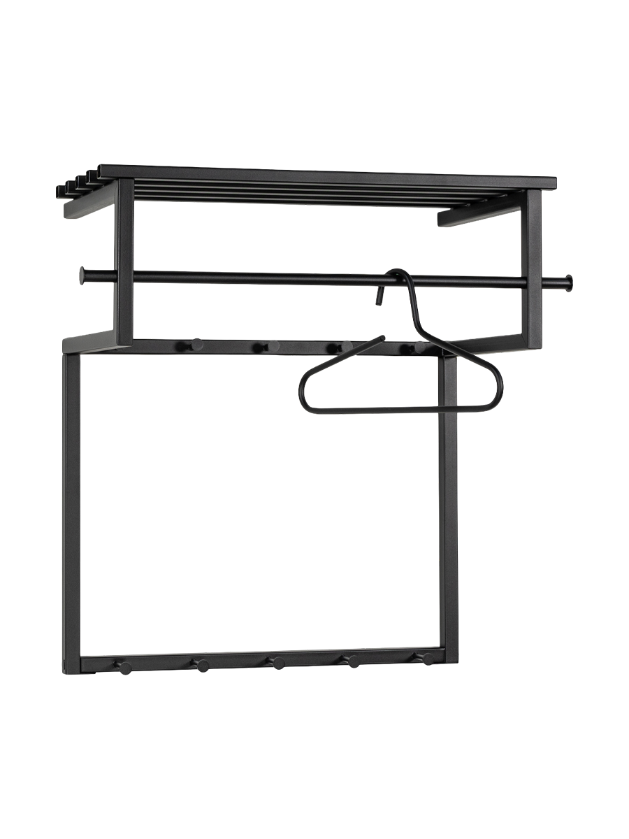
Porte-manteau mural design « Rizzoli » - Noir