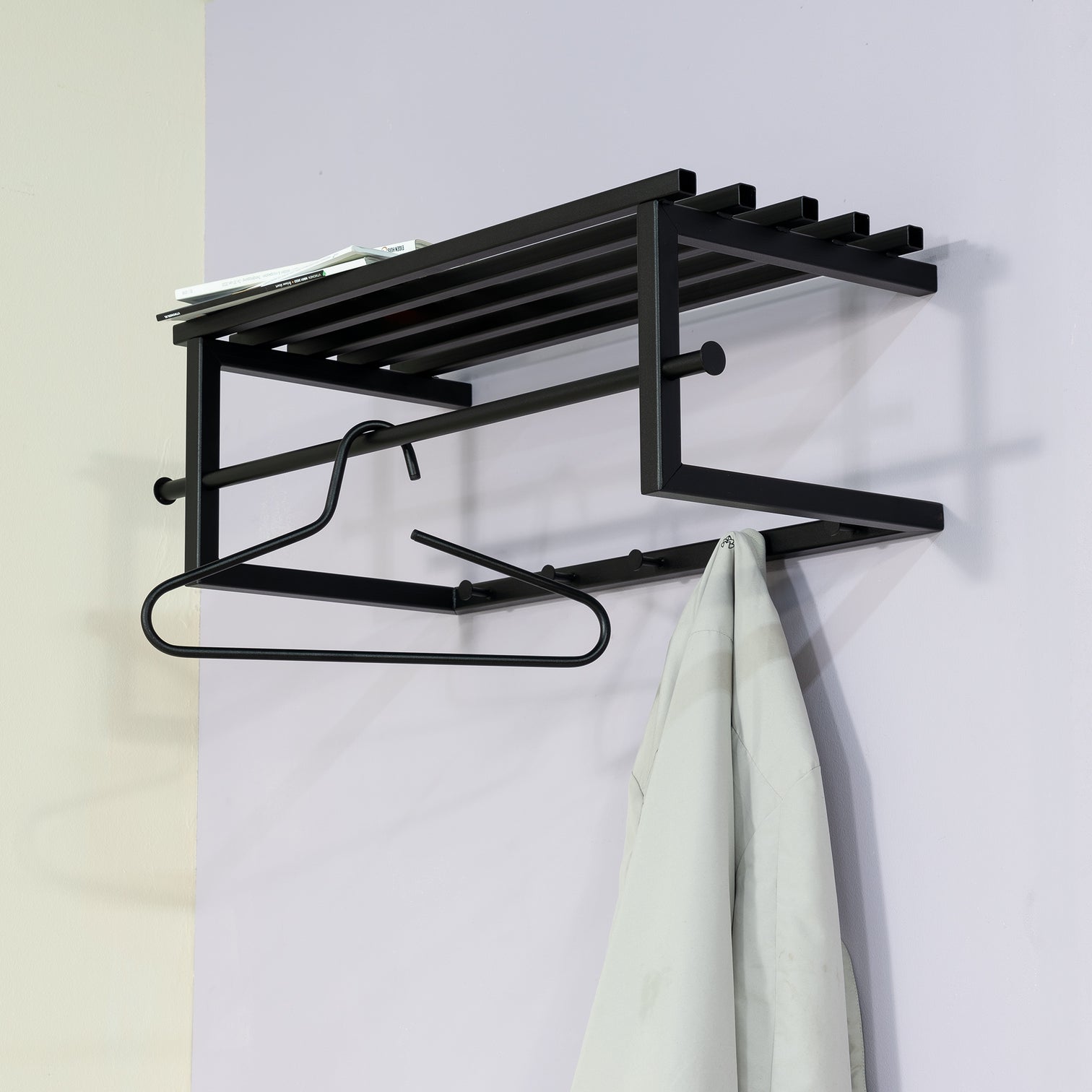 
Portemanteau mural design « Marco » - Noir