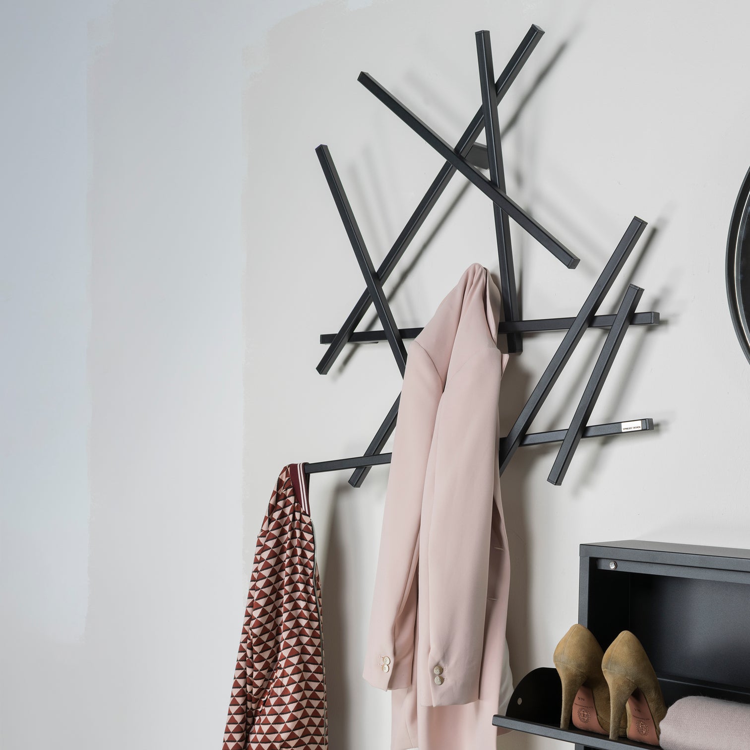 
Design Wall Wardrobe "Matches" - Black