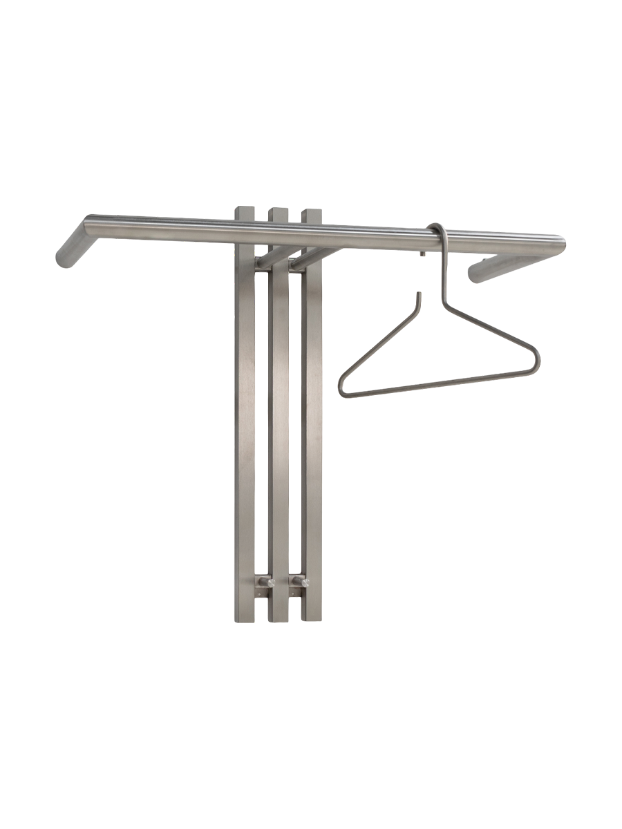 
Patère murale design « Senza » - Acier inoxydable