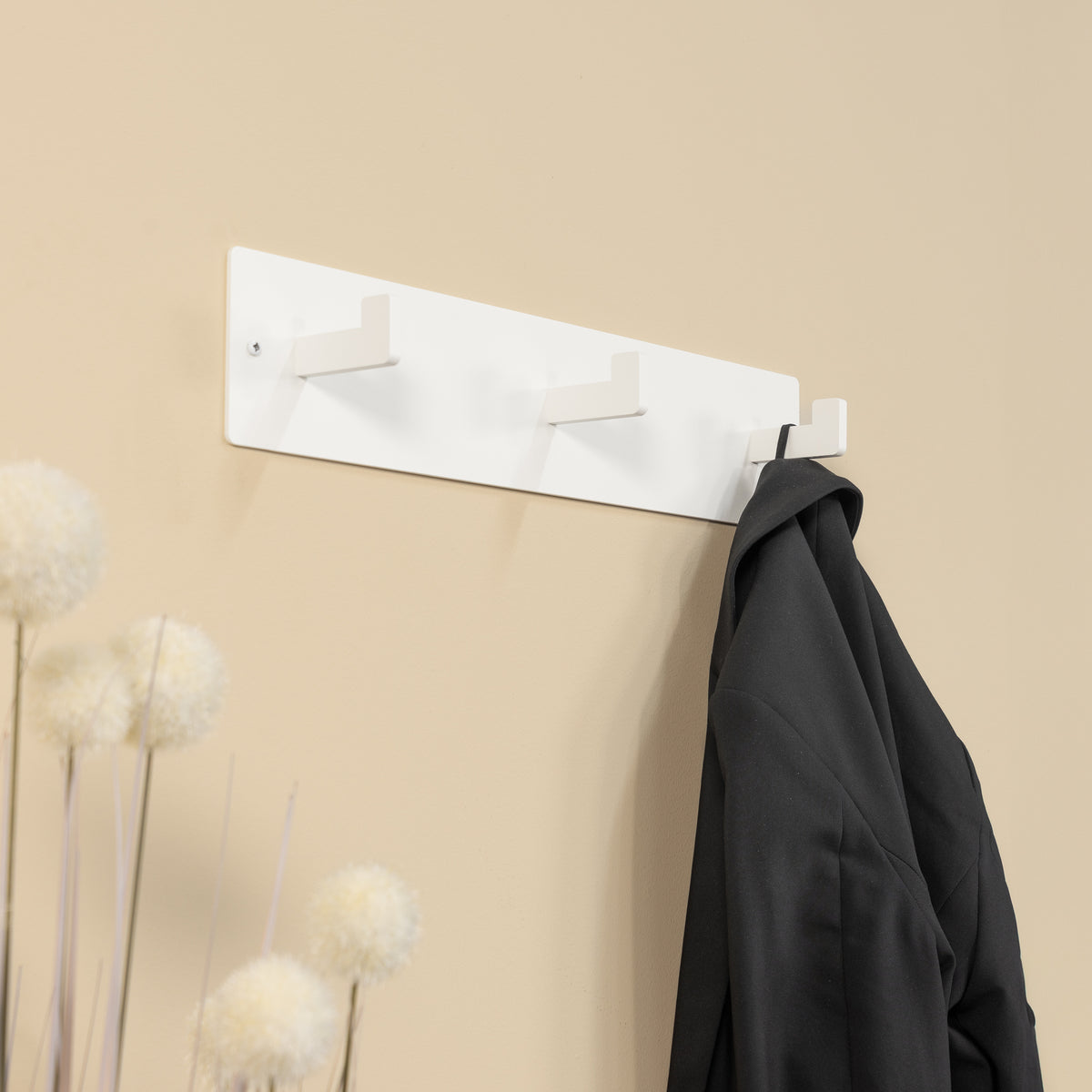 
Appendiabiti da parete di design “Leatherman 3” - Bianco