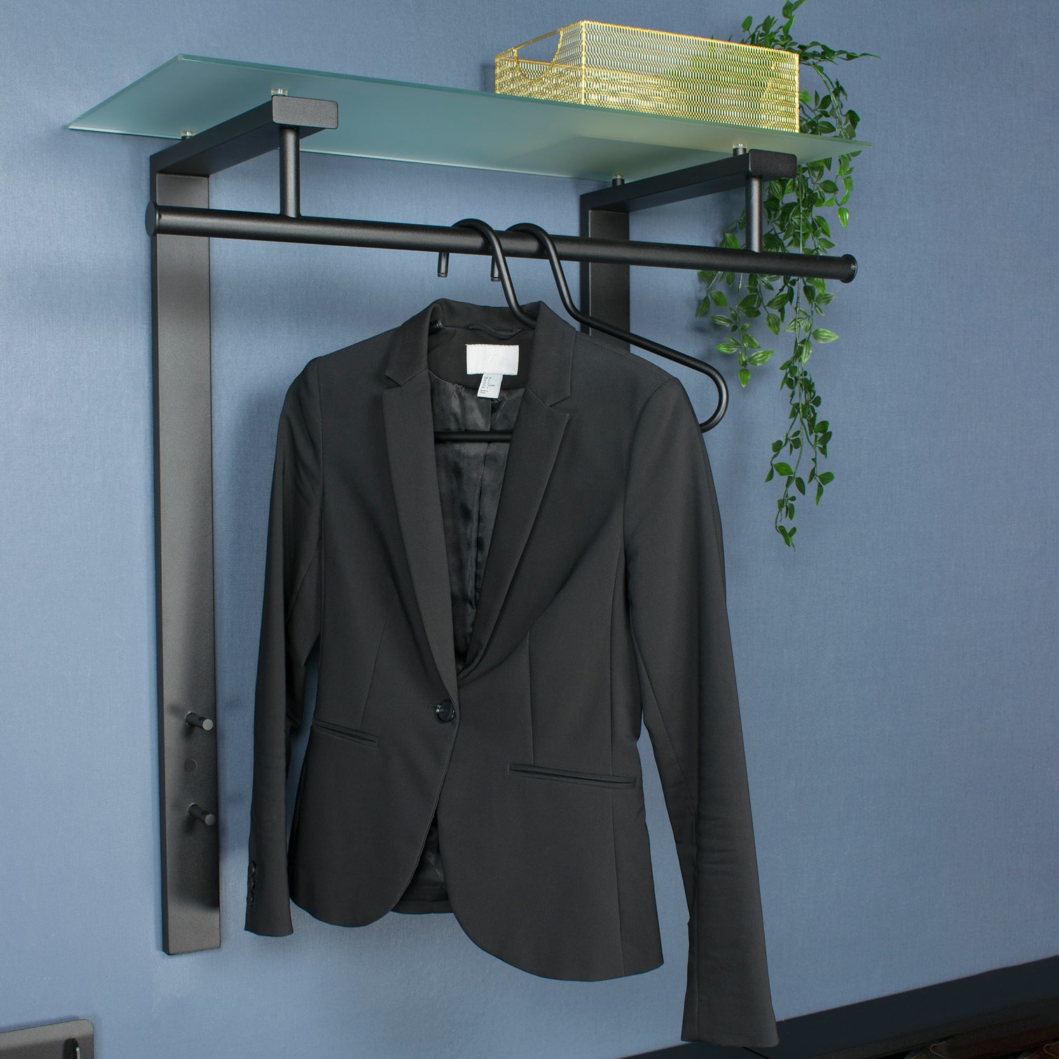 
"Dutch" Wall Coat Rack Design - Black