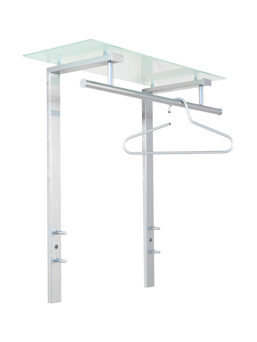 
"Dutch" Wall Coat Rack Design - Stainless Steel