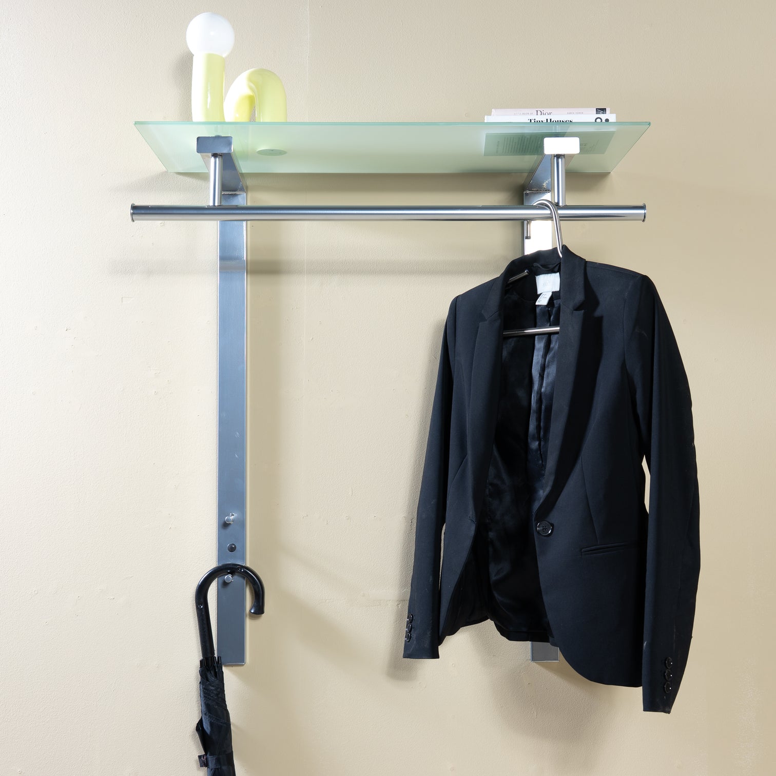 
"Dutch" Wall Coat Rack Design - Stainless Steel