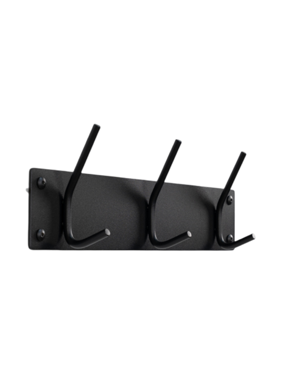 
Design Garderobenleiste „Fusion 3“ - Schwarz