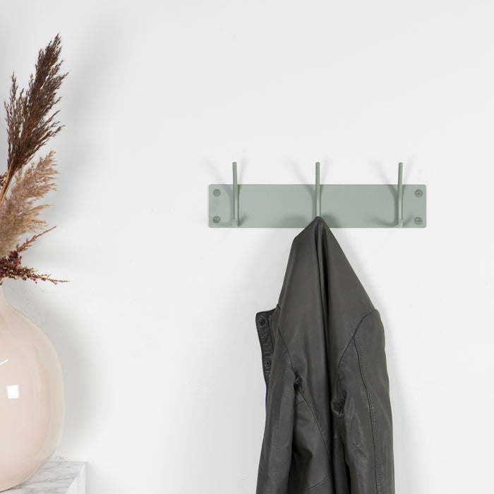 
Design Garderobenleiste „Fusion 3“ - Dusty Green