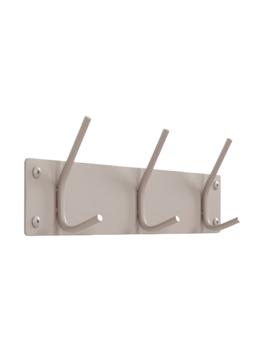 
Design Garderobenleiste „Fusion 3“ - Silky Taupe