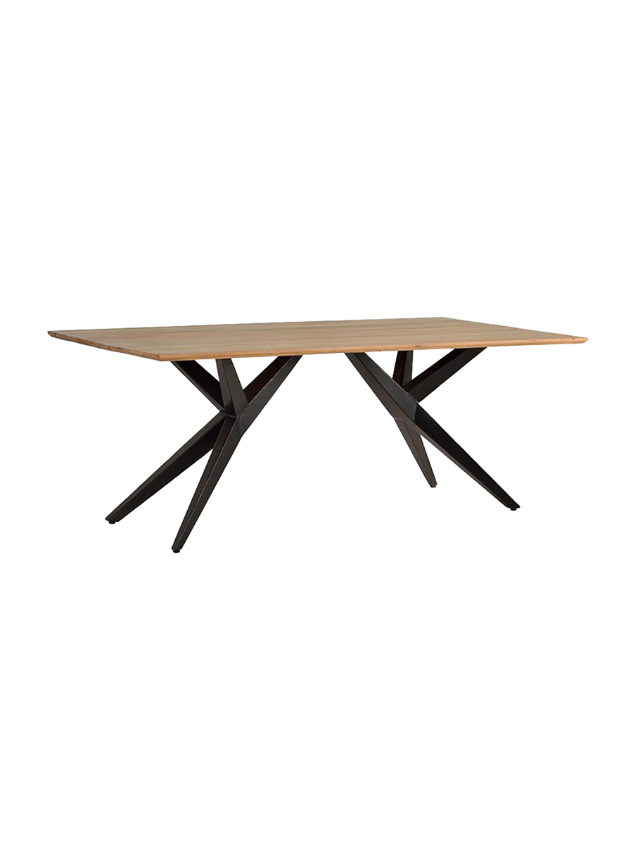 
Table de salle à manger massive "Xsilo" en différentes tailles - 180 x 90 x 77 cm