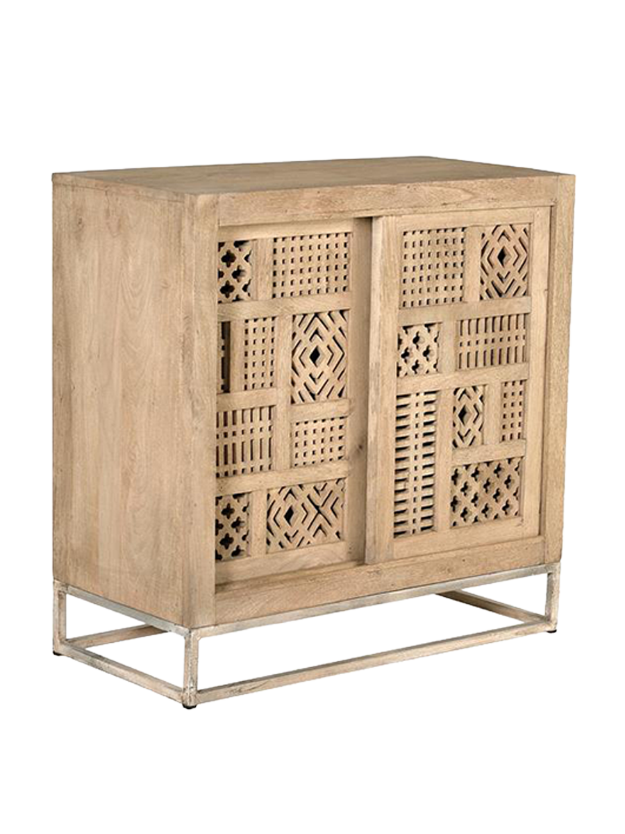 
Buffet massif fait à la main « Style » - 90 x 90 x 40 cm