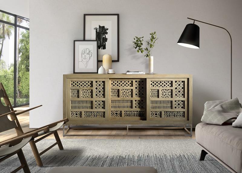 
Buffet massif fait à la main « Style » - 190 x 95 x 40 cm