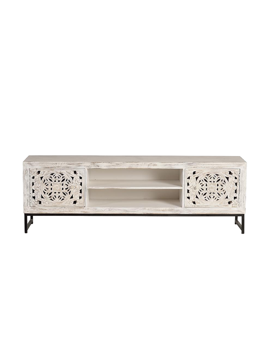
Lowboard massif fait main « Mykonos » - 170 x 55 x 40 cm