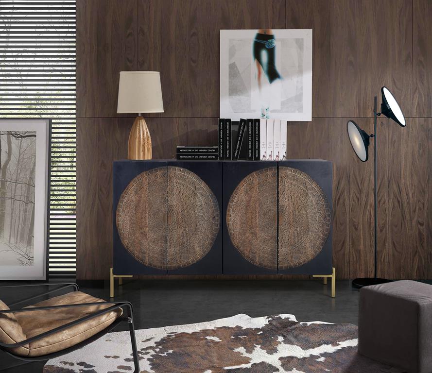 
Buffet design massif « Pariso », 145 x 90 cm
