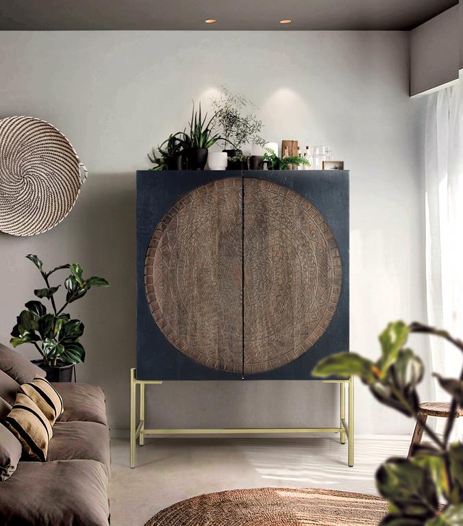 
Massives Design Highboard „Pariso“