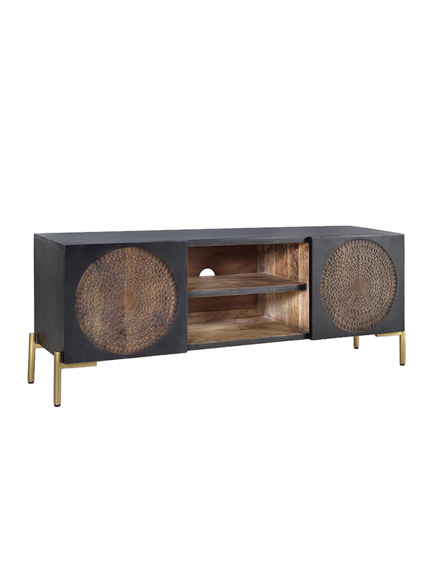 
Credenza bassa di design massiccia «Pariso», 145 x 56 cm