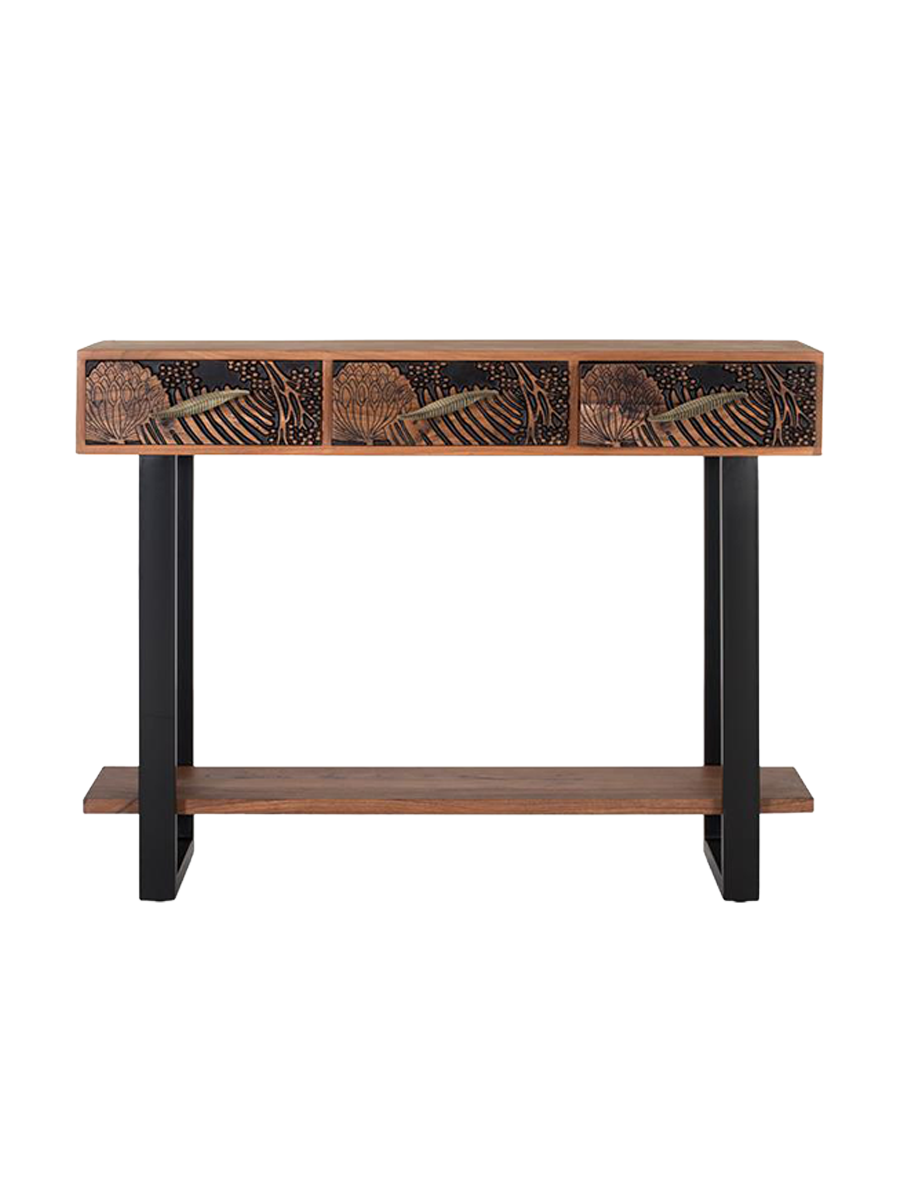 
Consolle di design massiccia «Tropicana», 120 x 91 cm