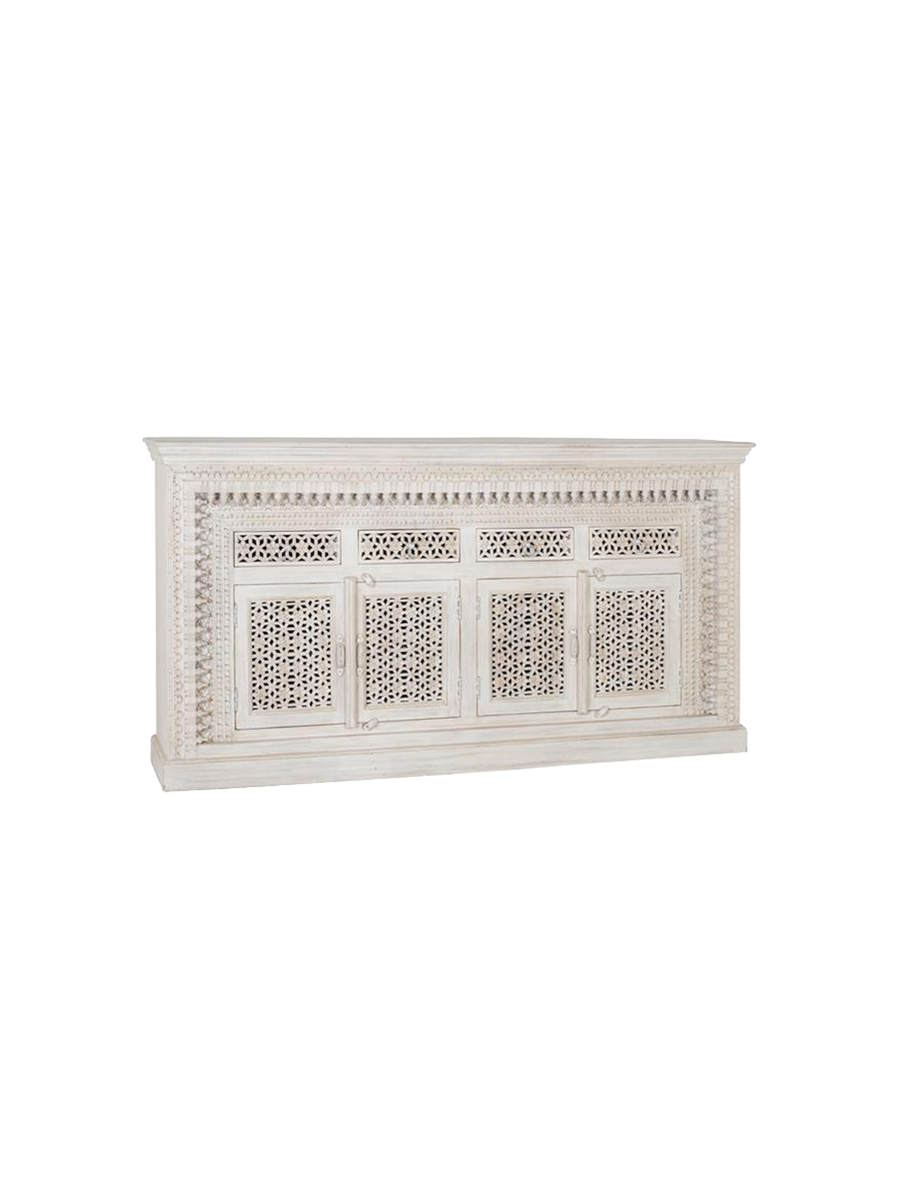 
Buffet artisanal massif « Bhopal », 4 portes