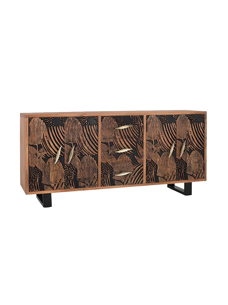 
Bahut design massif « Tropicana II », 4 portes