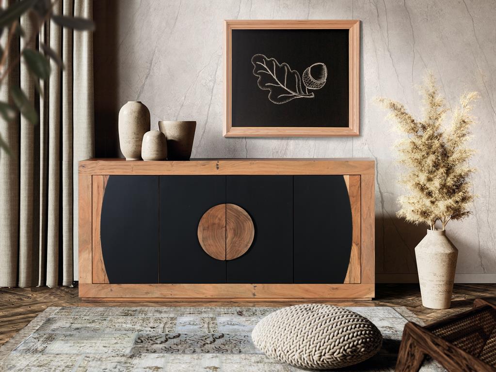 
Bahut design massif « Essence » 4 portes