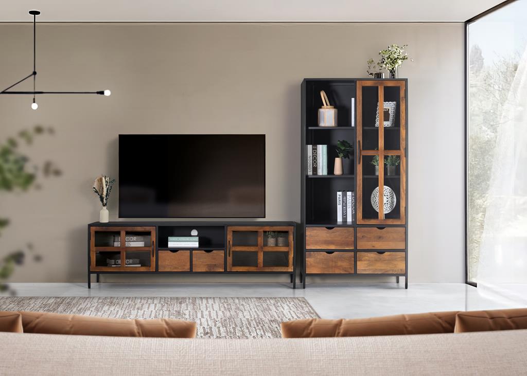 
Mobile TV di design „Berhampur“ a 2 ante, 180 x 56 cm