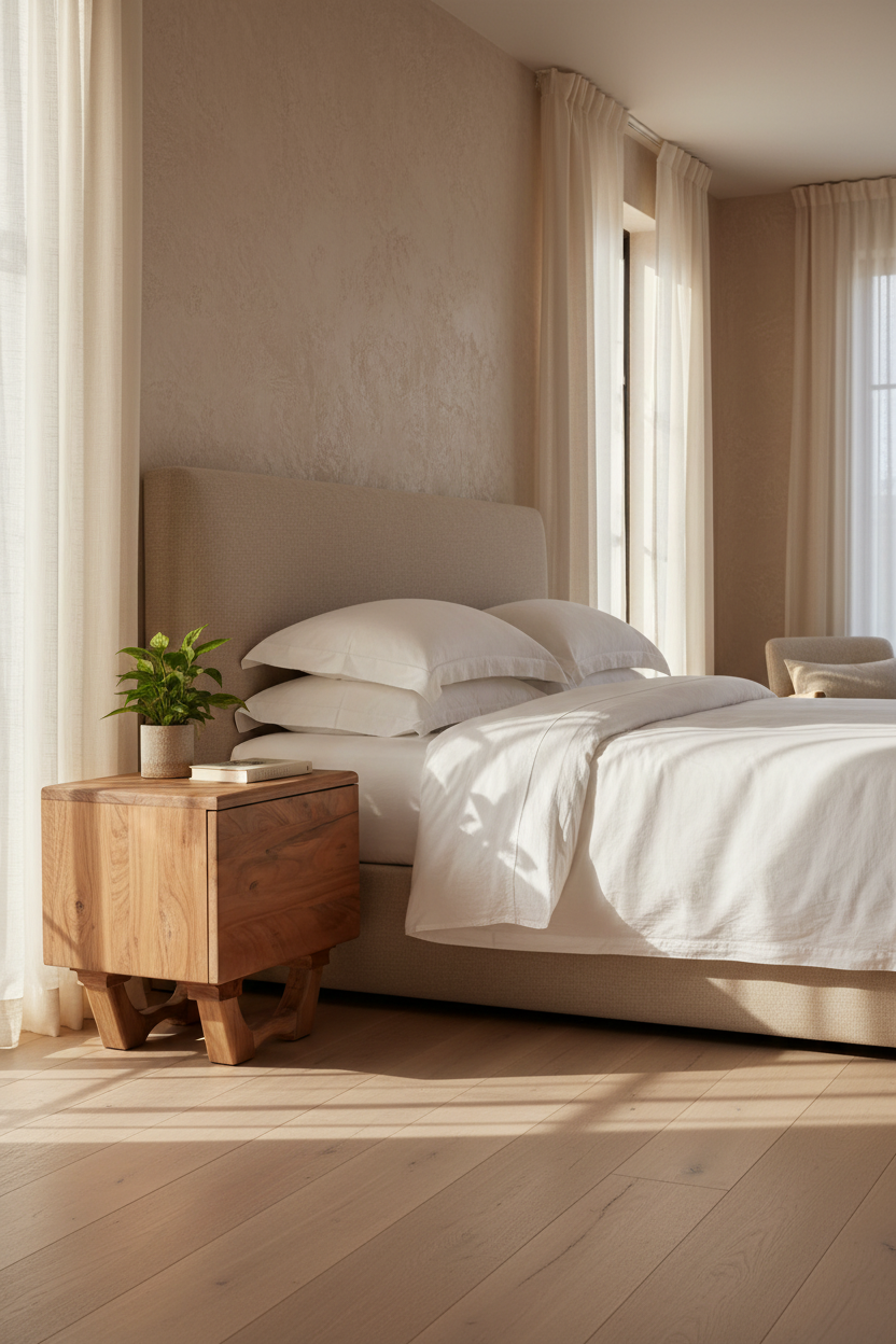 
Solid Nightstand "Ellora"