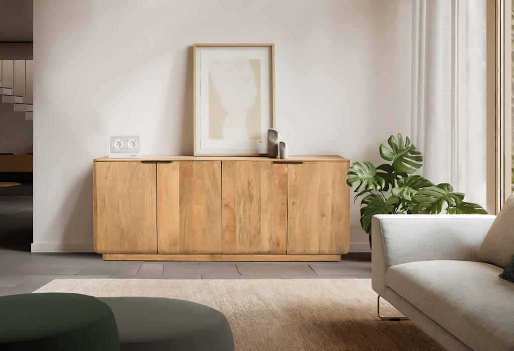 
Bahut massif 4 portes « Nashik »