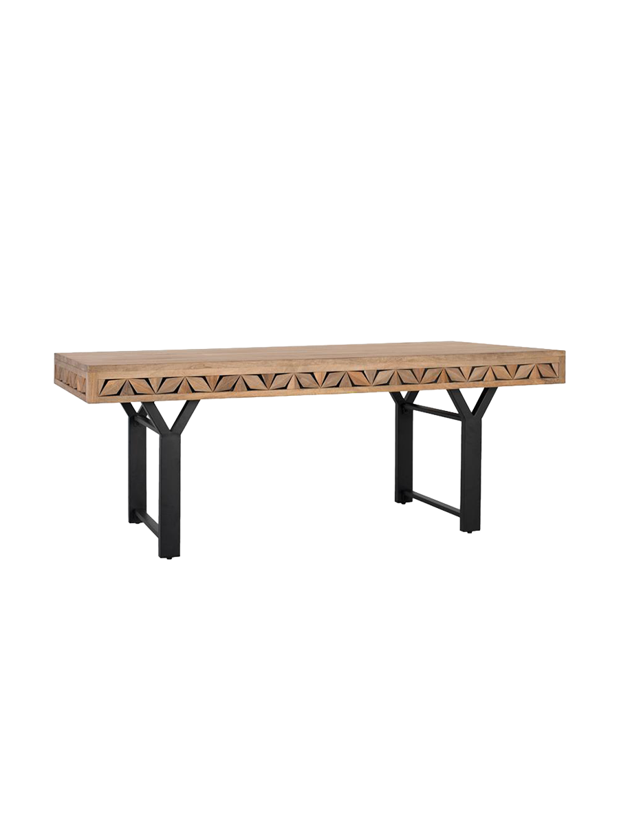 
Massiver Design Esstisch „Mysore“ 200 x 100 cm