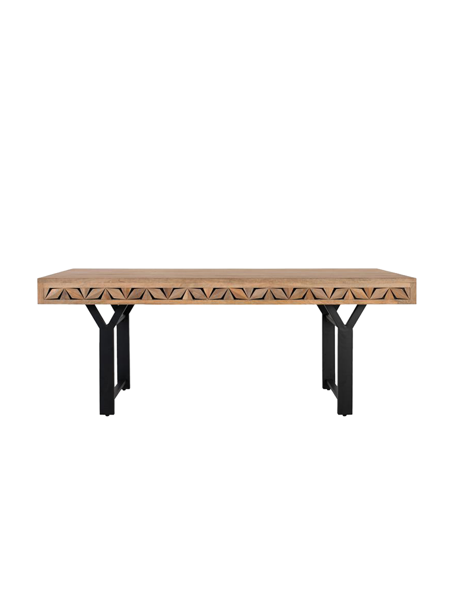 
Massiver Design Esstisch „Mysore“ 200 x 100 cm