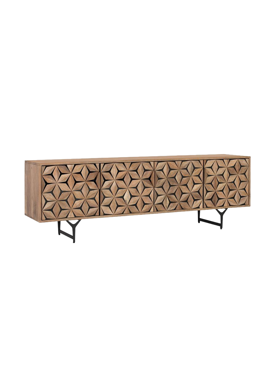 
Meuble bas design « Mysore » - 183 x 50 x 49 cm