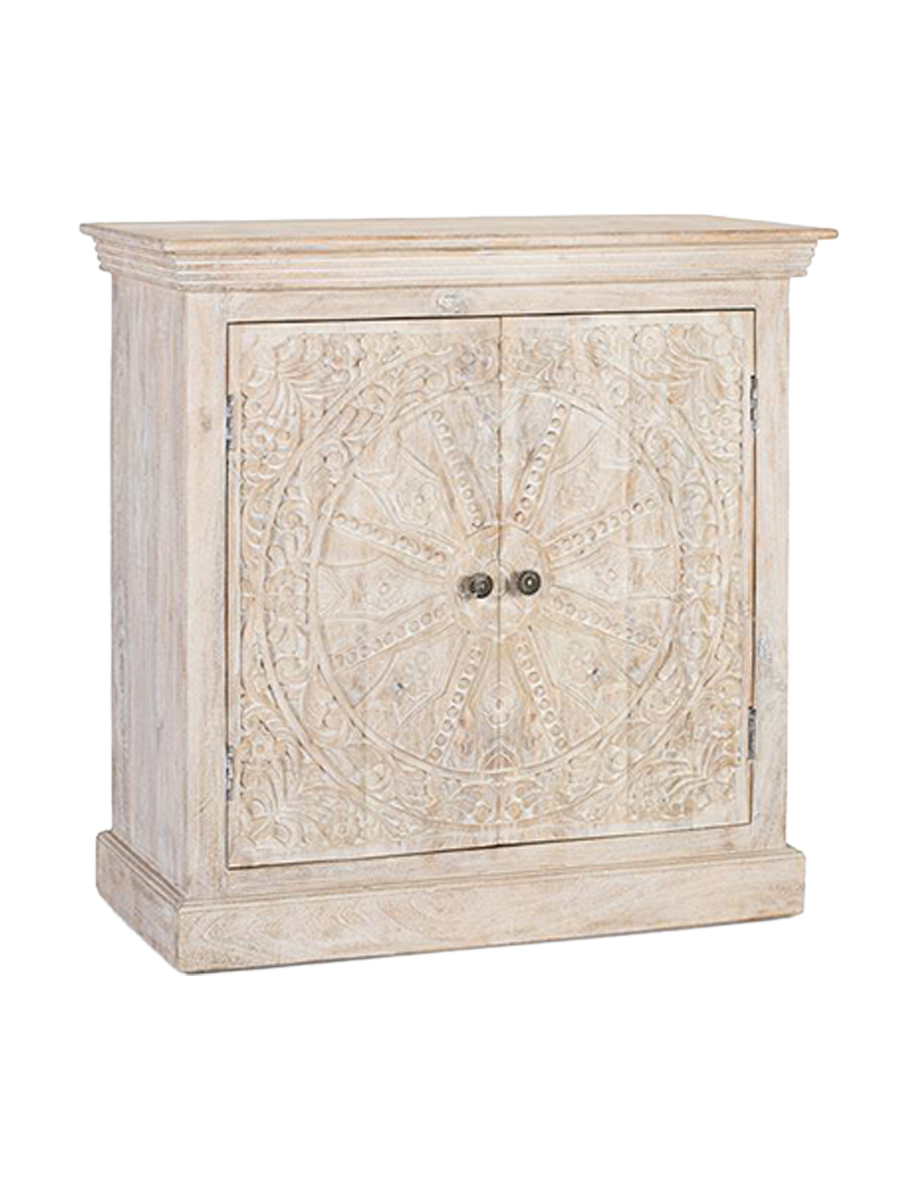 
Buffet massif sculpté main 2 portes « Ritual »