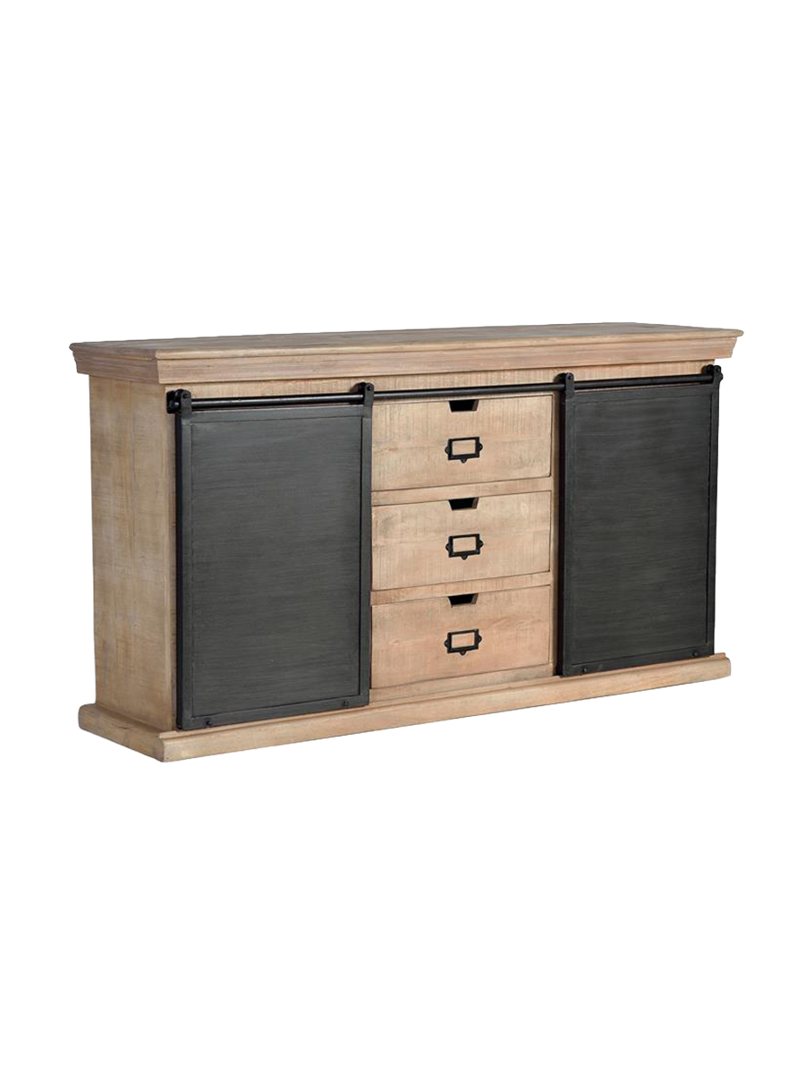 
Buffet « Tyson » au design industriel - 160 x 85 x 40 cm