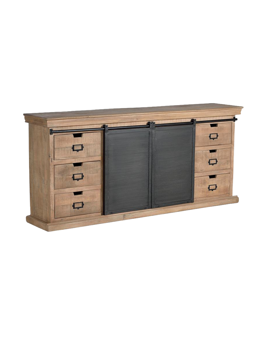 
Buffet « Tyson » au design industriel - 190 x 85 x 40 cm