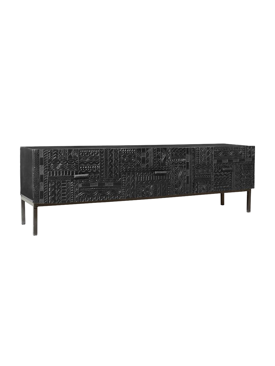 
Credenza bassa di design massiccia «Jeroglifico»