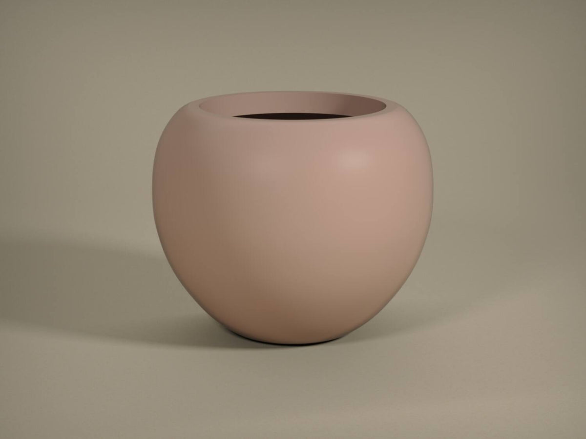 
Vaso per fiori di alta qualità per interni/esterni „Elemental Stream“ - Rosa cipria / Ø 51.6 x Altezza 42.4 cm