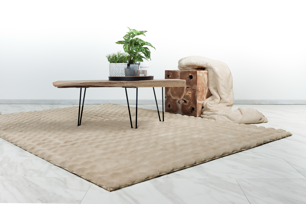 
Tapis design shaggy de qualité supérieure « Harmony 800 » - Beige - 80 x 150 cm