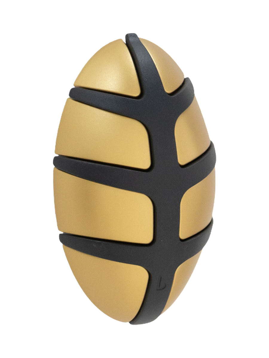 
Patère design « Bug 7 » - Or/Noir