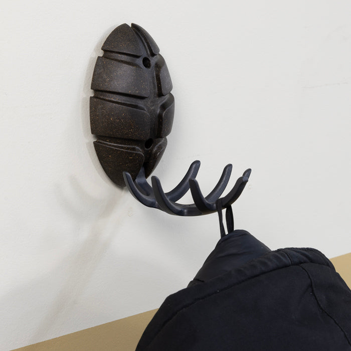 
Gancio appendiabiti di design “Bug Bio 7” - Nero