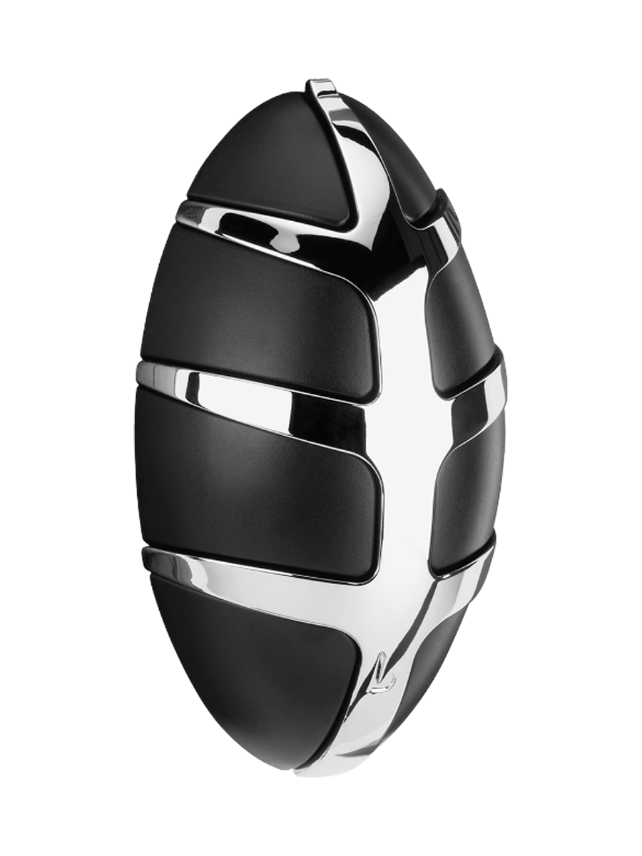 
Patère design « Bug 7 » - Noir/Argent