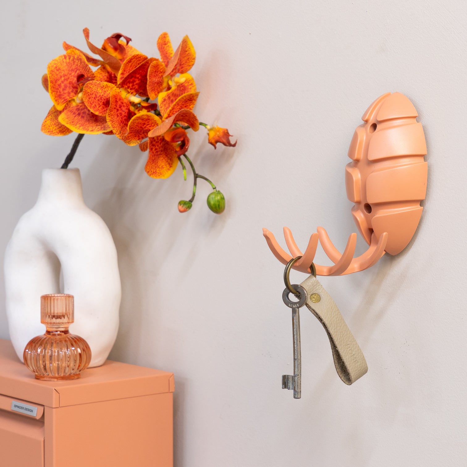 
Patère design « Bug 7 » - Clay Terra