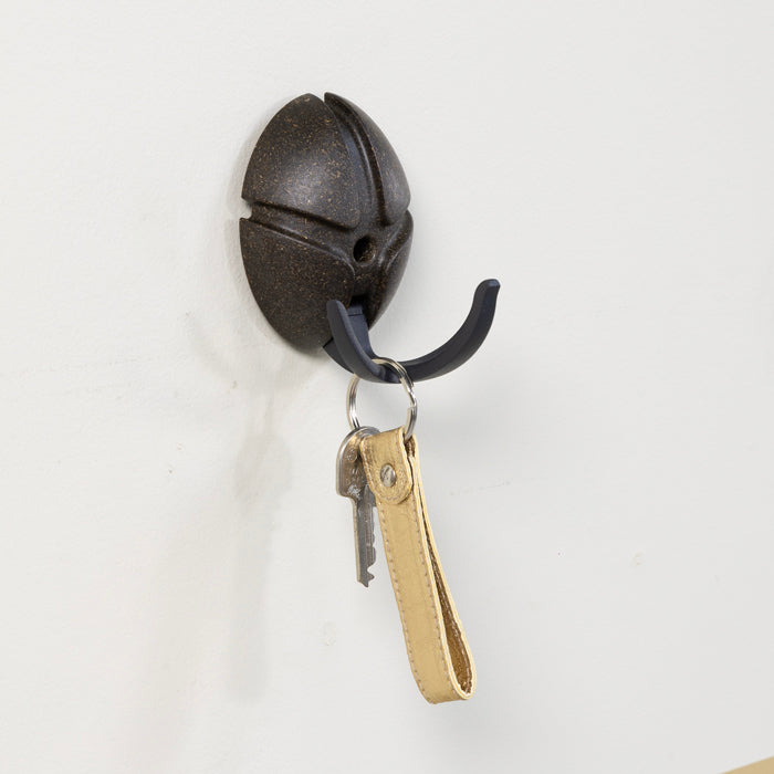 
Gancio appendiabiti di design “Tick Bio” - Nero