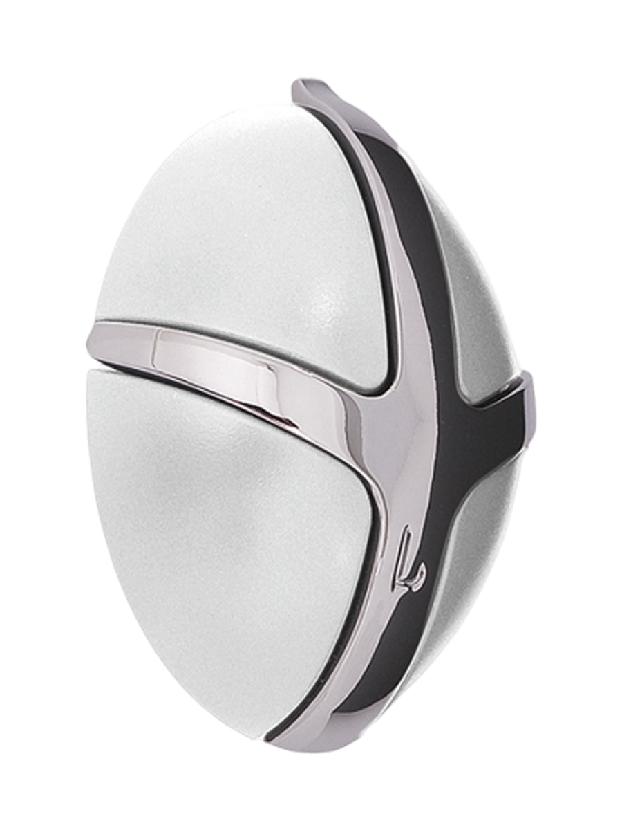 
Design Garderobenhaken „Tick“ - Weiss/Silber