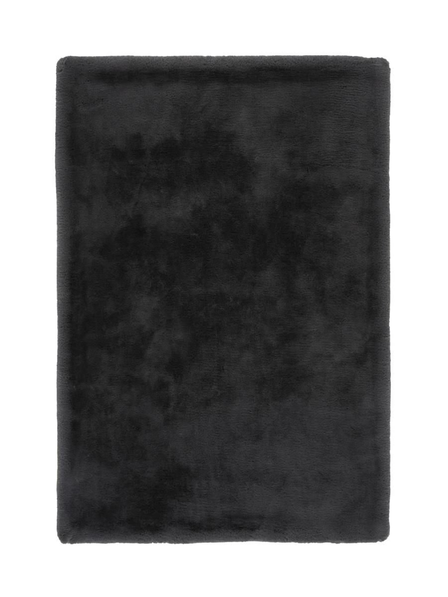 
Tapis design à poils longs de qualité supérieure « Heaven 800 » - Graphite - Ø 120 cm