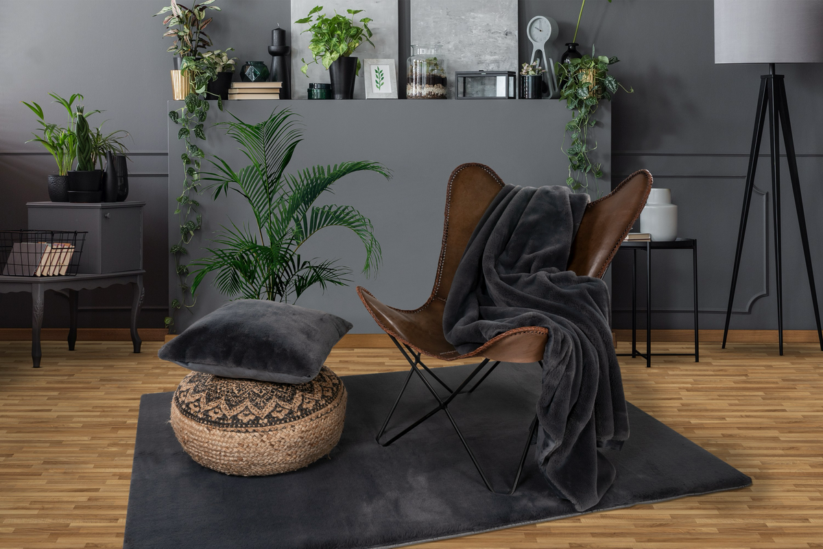 
Hochwertige Kuscheldecke „Heaven“ 150 x 200 cm, Graphit
